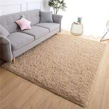 Soft Shaggy Rug For Bedroom Living Room 1.40m X 2.00m - Khaki - View 3