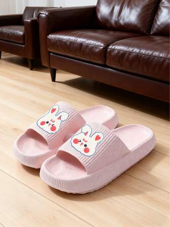 Four Seasons Women's Fashion Sandals,EVA Material Non-Slip Deodorant Open-Toe Soft Bottom Breathable Comfortable Home Slippers,Black Casual Daily Wear, Suitable For Walking At Home Or Outdoors, Essential Slippers For Daily Commuting