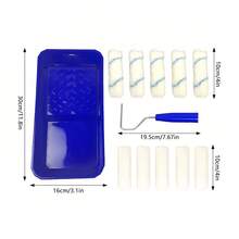 Cross-Border Manual Tool Roller Brush Sponge Roller Set Paint Roller Kit Heat Shrink Roller Set - Paint Roller Kit With Tray - View 4
