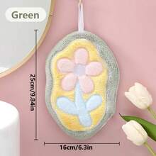 1 pièce/2 pièces/4 pièces Serviettes de toilette à motif tulipe, douces et séchage rapide - super absorbantes, design floral moderne, convient pour la cuisine et la salle de bain