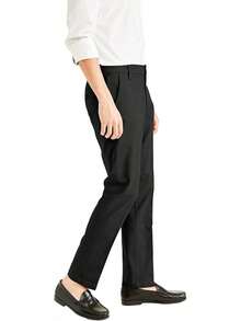 Mens Khaki Flex Work Pants - Black - View 4