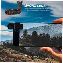 FCV 8X Cell Phone Lens Mobile Phone Camera Accessory Telephoto Lens For Smartphones Connection Compatible With IPhone 17 Air 16/15/14/13/12/11 Pro Max And Most Smartphone
