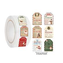 100 Peças Etiquetas de Presente de Natal - Adesivos de Presente Autoadesivos, Etiquetas de Nome de Presente de Natal, Etiquetas de Presente Autoadesivas, Etiquetas de Decoração de Feriados, Adequadas para Estudantes, Escolas, Escritórios, Casas e Muitas Outras Ocasiões Decoração de Parede Decoração de Quarto Adesivos de Parede Adesivo de Parede Decoração de Casa Decorações de Natal Decoração de Natal Decorações de Natal para Casa