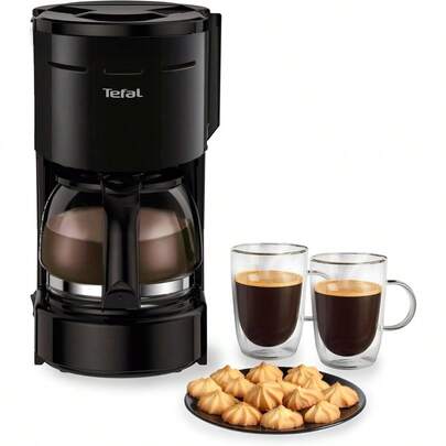 - fal Cafetera de Filtro Permanente Heliora Petit Negra, prepara 6 tazas de caf, cuenta con sistema antigoteo por lo que puedes servir el caf mientras se est preparando, CM3218MX