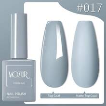 MOZIUR 1支装15毫升凝胶指甲油，夏季流行亮色系列，四季皆宜 - UV/LED可卸半永久指甲油，适合DIY美甲 - 彩色 - 查看 52