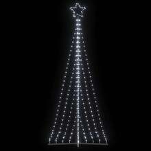 vidaXL LED Weihnachtsbaum 447 LEDs Kaltweiß 249 cm