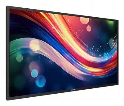  Philips série 4050 65BDL4050Q/00 display de sinalização Painel plano para sinalização digital 165,1 cm (65") 500 cd/m² 4K Ultra HD Preto Processador integrado Android 10
