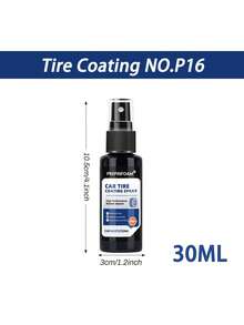 HGKJ P16 汽车轮胎光亮涂层喷雾，轮胎及塑料橡胶轮毂修复喷雾，抛光增强剂，汽车美容，提供保护和持久光泽，轮胎光亮喷雾，黑色轮胎抛光涂层，增亮剂，持久有效，紫外线防护，多功能轮胎翻新剂 - 彩色 - 查看 15