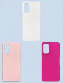 3 件装极简纯色多巴胺手机壳，果冻色系，白色/粉色/玫瑰红，兼容 和 Galaxy 系列手机，包括 17 Pro Max、Galaxy S26/S26 Plus/S26 Ultra。 - 彩色 - 查看 48