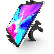 Tablet Stand,  Phone Holder For Indoor Gym Treadmill, Spinning Exercise Bicycle, Mic Stand, Cellphone Mount For IPad Pro, IPad, IPad Mini/Air & Smartphones (4.7-12.9")