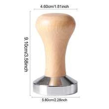 1PC Espresso Tamper, 51/53/58 Mm Stainless Steel Barista Espresso Tamper For Coffee Machine, Kitchen Tool Back To School - Multicolor - View 20