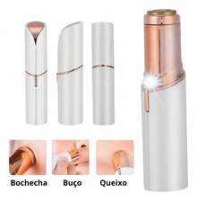 Depilador Batom Facial Indolor Portátil Buço Removedor Pêlos