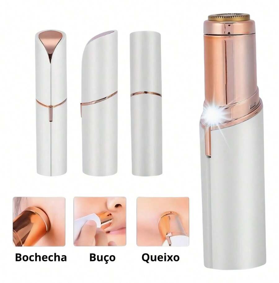 Depilador Batom Facial Indolor Portátil Buço Removedor Pêlos