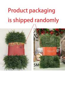 1卷人造毛条花环绿色藤编婚礼派对装饰最佳礼物生日毕业家居装饰圣诞装饰房间装饰圣诞节冬季圣诞装饰家居圣诞礼物圣诞装饰