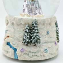 Weihnachtsgeschenke Drehende Kristallkugel Spieluhr Heim Dekoration Ornament Handwerk und Geschenke für Freunde