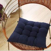 1pc Casual Style Polyester Chair Cushions, Machine Washable, Durable Knitted Design, Comfortable Support For Garden, Dining & Office Chairs, Multipurpose Use, 40x40cm, Chair For Living Room,Office Chairs, Dining Chairs, And Other Cushions And Backrests,Home Decor