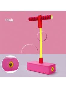 1 pezzo Trampoli in schiuma a molla - Giocattolo divertente con effetti sonori per rimbalzare e allenarsi, attrezzatura per l'equilibrio per esercizi indoor/all'aperto