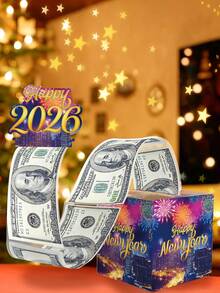 1 طقم صندوق سحب النقود لألعاب نارية لرأس السنة الجديدة، صندوق ورقي لسحب النقود مع 30 كيس أوبي للهدايا النقدية، ديكور لأجواء رأس السنة الجديدة، ديكور حفلة رأس السنة الجديدة 2026، ديكورات رأس السنة الجديدة، احتفالات رأس السنة الجديدة