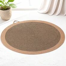 وسادة خدش القطط المستديرة، مناسبة للقطط الصغيرة والبالغة للعب والخدش، مثالية للاستخدام المنزلي