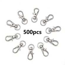 Conjunto de 50-500 piezas de anillos de salto abiertos de 20 mm para llaveros, conectores y anillos divididos de metal para hacer encantos y buscar joyas