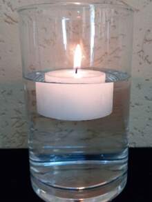 arcanjo velas Box With 16 White Decorative/Floating Candles - trắng - Xem 6