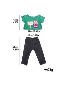 MSYO 1 Set Of Fashion Doll Clothes & Accessories Suitable For 18-Inch Dolls, Multiple Styles To Choose From, Freely Combinable, Great As Birthday Or Holiday Gift For Little Girls - Multicolor - View 3