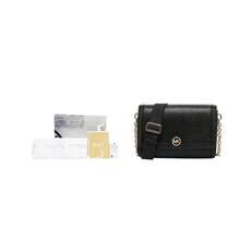Michael Kors Borsa a tracolla/messenger nera piccola della serie Freya per donna MK 32T2G7FC5L