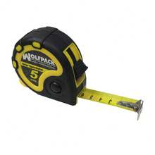 WOLFPACK PROFESSIONAL LINE - 5 Meter Tape Measure With Special Grip Brake - Black - View 3