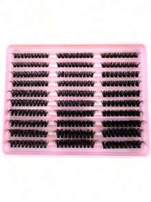 Fluffy Lash Clusters Thick Volume Lash Extension 9-17mm Cluster Eyelash Extensions 290pcs DIY Individual Lashes Wispy At Homelash Clusters,Eyelash Clusters,Individual Eyelashes,Lashes,Fake Lashes. !! !Random Style.