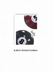 1/3 Psc 无框 3 件套时尚海报套装，豹纹印花泳池、滑板和鸡尾酒字体墙面艺术，都市街头风格装饰，适用于卧室宿舍游戏室，复古美学礼物 - 彩色 - 查看 14