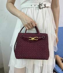 Suede Woven Tote Bag For Women Retro Woven Bag Handbag Bow Shoulder Satchel Suede Crossbody Purse Handle Tote Handbags2025 - 綠色 - 查看 7