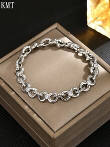 KMT 女士铜镶嵌立方氧化锆无限符号手链，设计精致，尽显奢华质感，为服饰增添优雅精致的气息。 - 無限符號款 - 查看 7