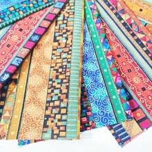 Fat Quarters Fabric Bundles, Colored Printing Fabrics Pattern Fabric Quilting Squares Handmade Patchwork Quarter Sheets Set For Sewing