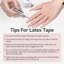 BORN PRETTY Liquid Latex For Nails,15ml Peel Off Cuticle Guard For Nail Polish Air-Dry Liquid Latex Barrier Protector Nails Art Design{"Color_name":"15mlLiquidPeelOffLatex"} - 15mlLiquidPeelOffLatex - View 10