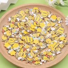 4/12/24入組可愛的蜂巢形合金吊墜,適用於手鍊、項鍊、耳環、鑰匙扣、手機吊掛、腳鍊、生日、情人節、婚禮和派對裝飾,手工珠寶製作