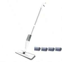 Trapeador Spray Mop Hogar Microfibra Atomizer con 4 Almohadilla - Blanco - Ver 1
