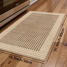 Thick Plush Kitchen Mat, Non-Slip Machine Washable Rug, Comfort Floor Mat For Standing, Home Decor - Màu Khaki - Xem 11