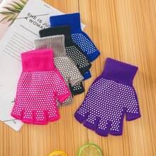 1 Par de Luvas Respiráveis Antiderrapantes de Meio Dedo - Luvas Esportivas de Ciclismo e Fitness para Homens e Mulheres - Duráveis, Disponíveis em Várias Cores