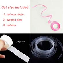 161pcs Cream Beige Pink Balloon Garland Arch Kit Kids Birthday Balloons Garland Rustic Wedding Christening Girl Baptism Party Baby Shower Christening - As Picture - View 4