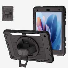 1pc Stock Case Compatible With IPad 11th/10th/ 9th/ 8th/ 7th Generation 11''/10.9''/ 10.2''/8.3', Ipad 10th 10.9'' Generation Tablet Cover With Pencil Holder [360° Rotating Hand Strap] &Stand, Case Compatible With IPad Mini 6 Mini 7 8.3 IPad7th/8th/9th 10.2 Inch IPad (A16) 11 Inch 11th Generation 2025 IPad 11(A16 2025) (Red+Black,Black)