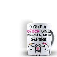 Caneca Meme Divertida, O Que A Fofoca Uniu, Distancia Nenhuma Separa - Branco - Visão 3