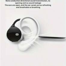 TAA1609 New Generation Over-Ear Wireless Bone Conduction Headphones, Lightweight Portable High-Resolution Audio, Long Battery Life, Noise Cancellation, Touch Control, Waterproof Headphones For Running Sports Fitness Swimming - 彩色 - 查看 7