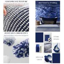 20" X 47" + Navy Blue