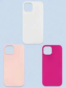 3 件装极简纯色多巴胺手机壳，果冻色系，白色/粉色/玫瑰红，兼容 和 Galaxy 系列手机，包括 17 Pro Max、Galaxy S26/S26 Plus/S26 Ultra。 - 彩色 - 查看 32