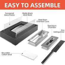 1 Set Edelstahl Outdoor Tischkamin, tragbarer Tischkamin für Innen-Terrasse, Tischkamin für Wohnzimmer Esszimmertisch Dekoration, Zuhause Feiertagsparty Freitagabend-Dinner Camping Zubehör