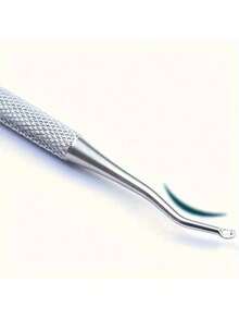 Stainless Steel Ingrown Toenail Lifter - Curved Nail Spoon For Deep Cleaning, Non-Slip Grip, Easy-To-Use Pedicure Tool For Hypoallergenic Foot Care