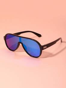 1pc Children's Fashionable Eyeglasses Set, Retro Y2K Novelty Decorative Glasses, Suitable For Boys And Girls Daily Matching, Graduation/Back To School/Valentine's Day Gift