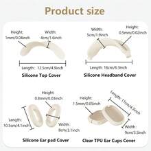 Max Silicone Protective Case (Multiple Colors Available), Sweat-Resistant Design, Headphone Cover