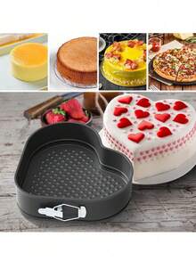 Removable Cake Pans For Pastries, 3 Pieces - Black - View 2