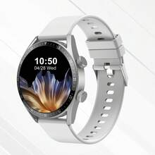 1.48" Full Touch Screen Smart Watch For Men & Women, With Notification, Wireless Call, Multiple Sports Modes, Weather Display, Camera Control, Pedometer, Metal Body, Durable Outdoor, 240p Resolution, Compatible With IOS & Android Phones, Suitable For Friends
